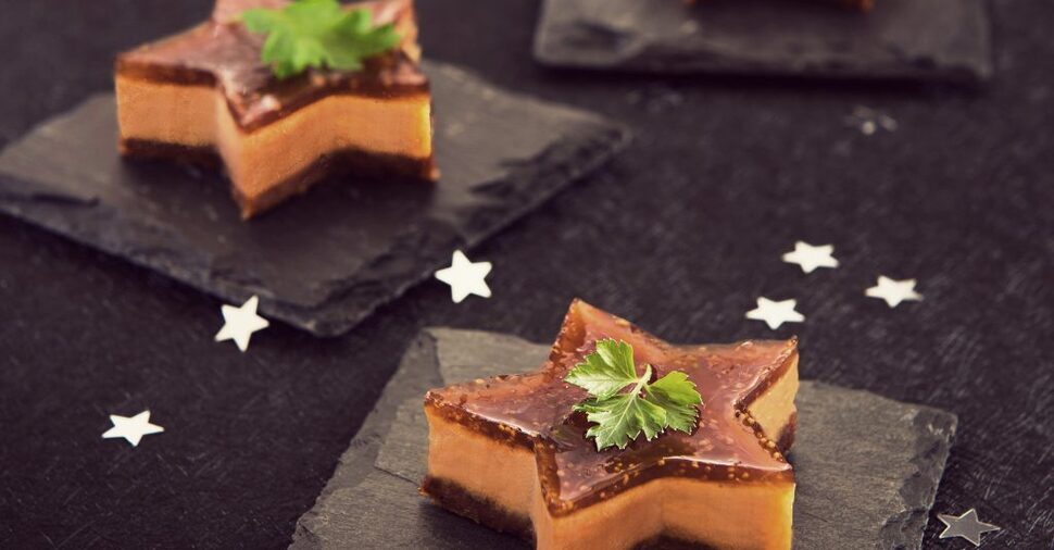 Cheesecake au foie gras et figue